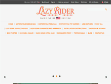 Tablet Screenshot of lazyrider.com